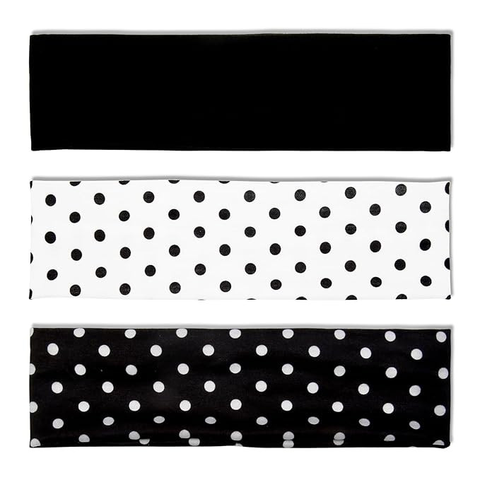 TERSE Polka Dot Headbands for Women Trendy Head Bands for Women's Hair, Women's Fashion Headband ... | Amazon (US)