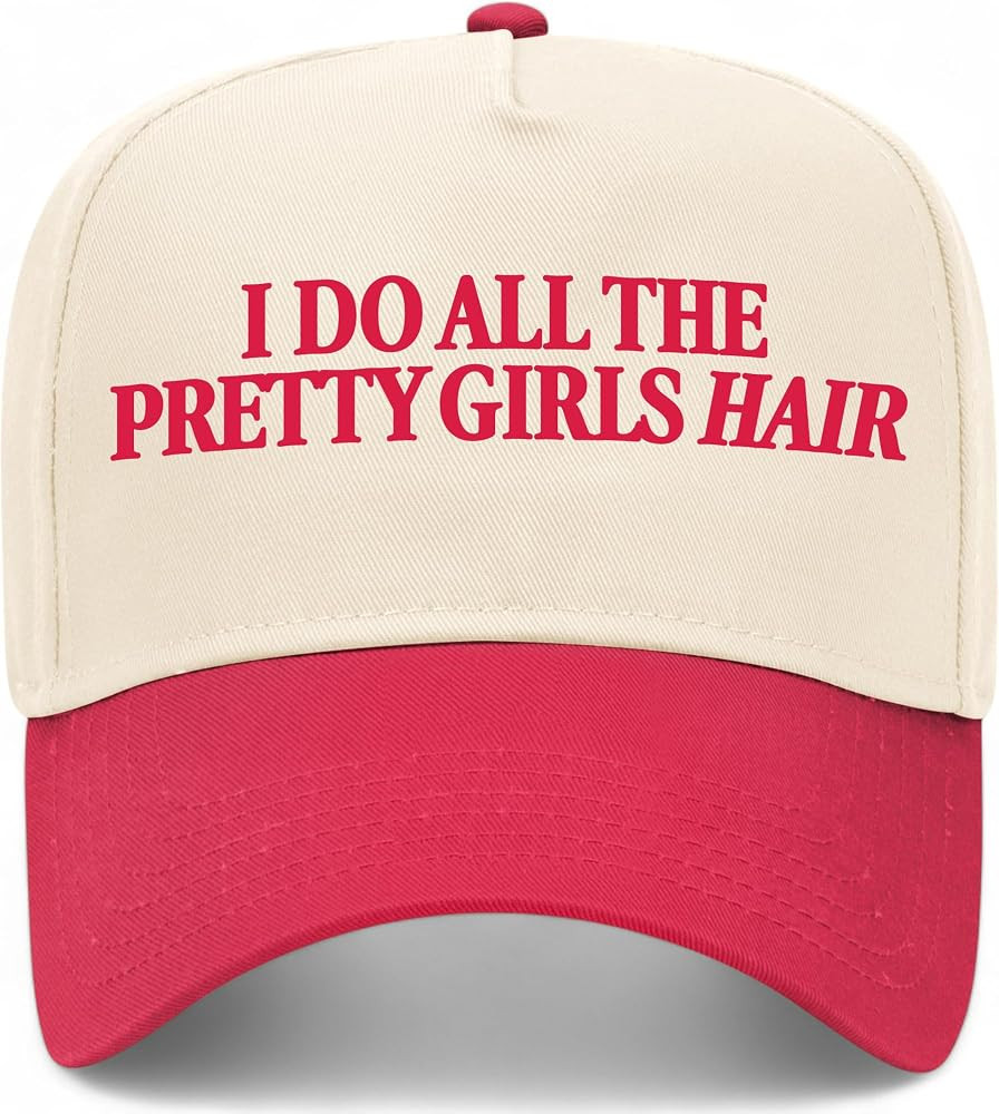 I Do All The Pretty Girls Hair Vintage Trucker Hat | Premium Snapback Baseball Hat for Men & Wome... | Amazon (US)
