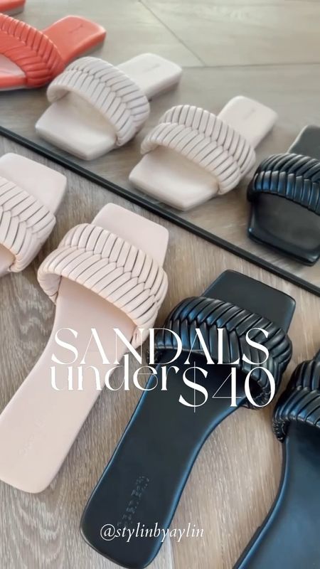 Sandals under $40, size up if between sizes #StylinbyAylin #Aylin 

#LTKStyleTip #LTKFindsUnder50 #LTKShoeCrush