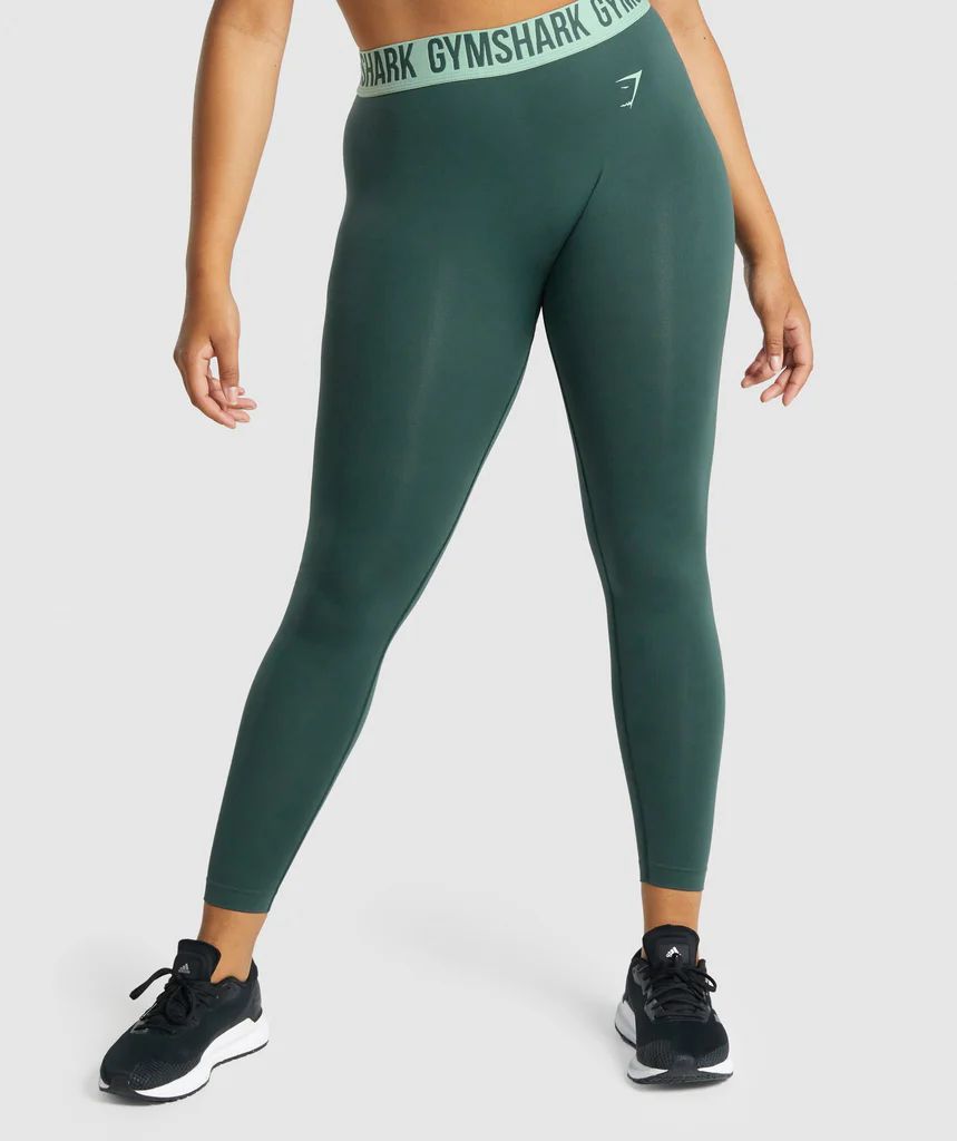 Gymshark Fit Seamless Leggings - Dark Green | Gymshark (Global)