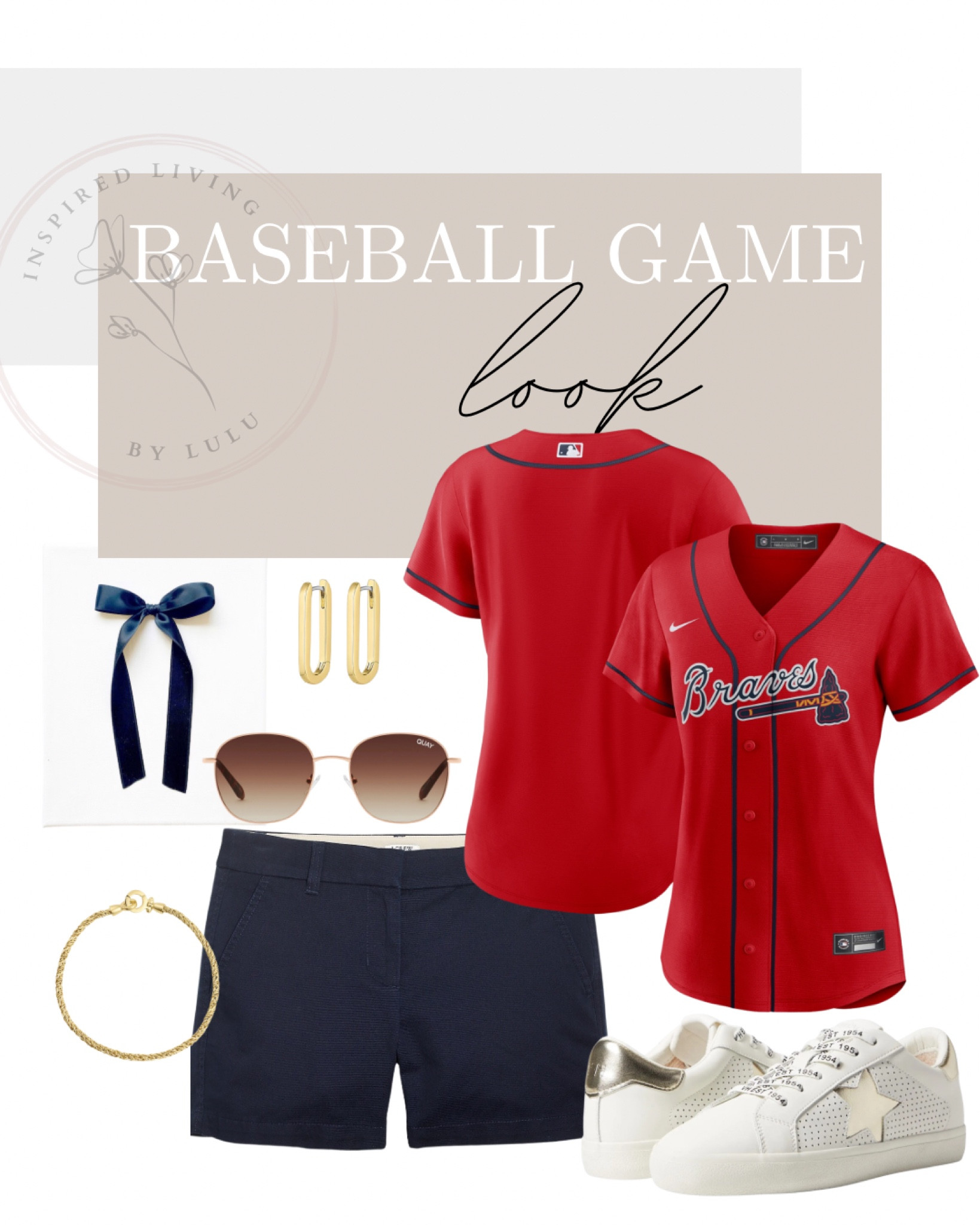 Braves baseball fans this one is for you! Loving this red Braves Jersey paired with this navy blue chino shorts from J. Crew. 

Atlanta Braves Game Outfit | Baseball Game Outfit

#LTKstyletip #LTKSeasonal #LTKshoecrush