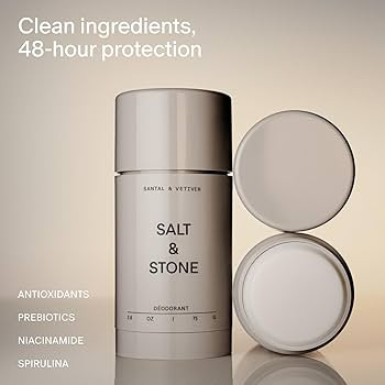 SALT & STONE Aluminum Free Deodorant | Extra Strength 48 Hour Protection for Women & Men | Made w... | Amazon (UK)