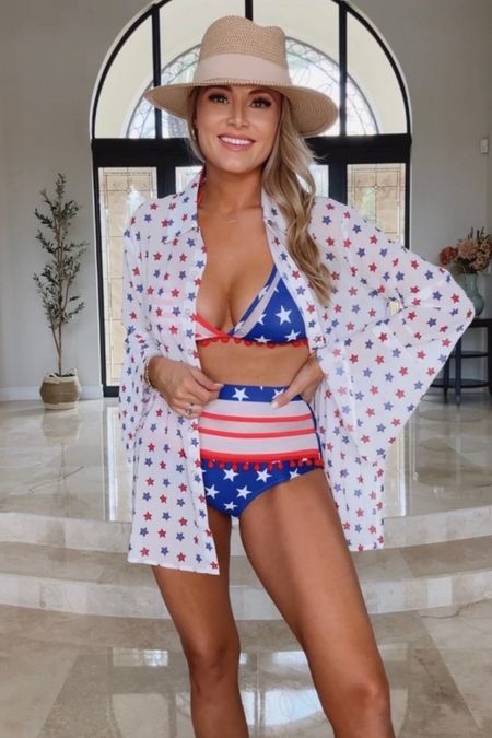Patriotic outfit. American style. Fourth of July outfit wearing a small on the top and a size medium in the.

#LTKFindsUnder100 #LTKOver40 #LTKFindsUnder50