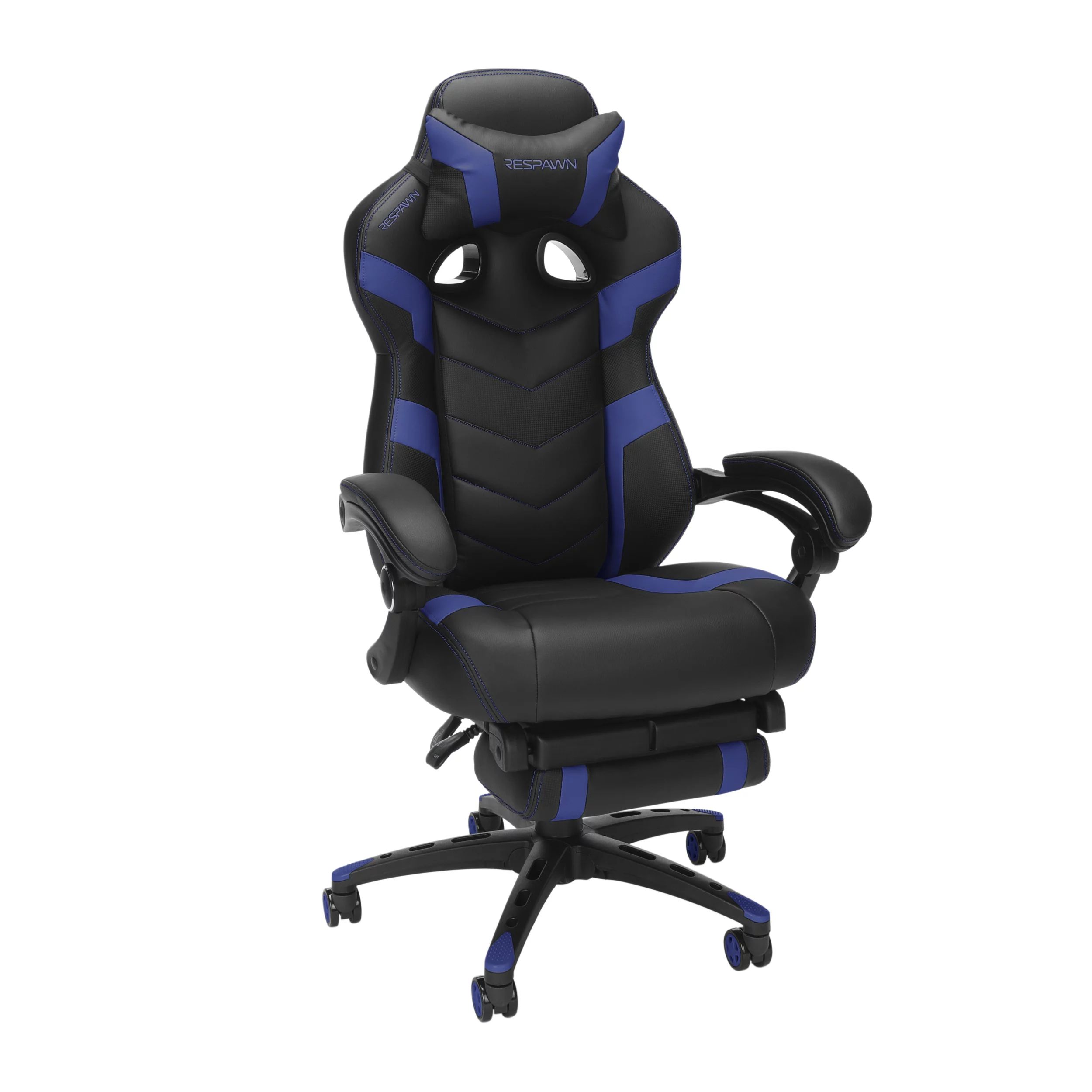 RESPAWN 110 Pro Racing Style Gaming Chair, Reclining Ergonomic Chair with Built-in Footrest, in B... | Walmart (US)