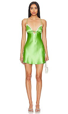 MORE TO COME Nadya Mini Dress in Green from Revolve.com | Revolve Clothing (Global)