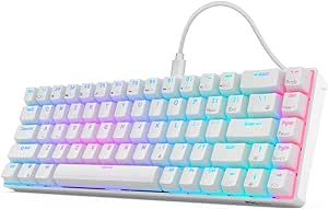 RK ROYAL KLUDGE RK68 (RK855) Wired 65% Mechanical Keyboard, RGB Backlit Ultra-Compact 60% Layout ... | Amazon (US)