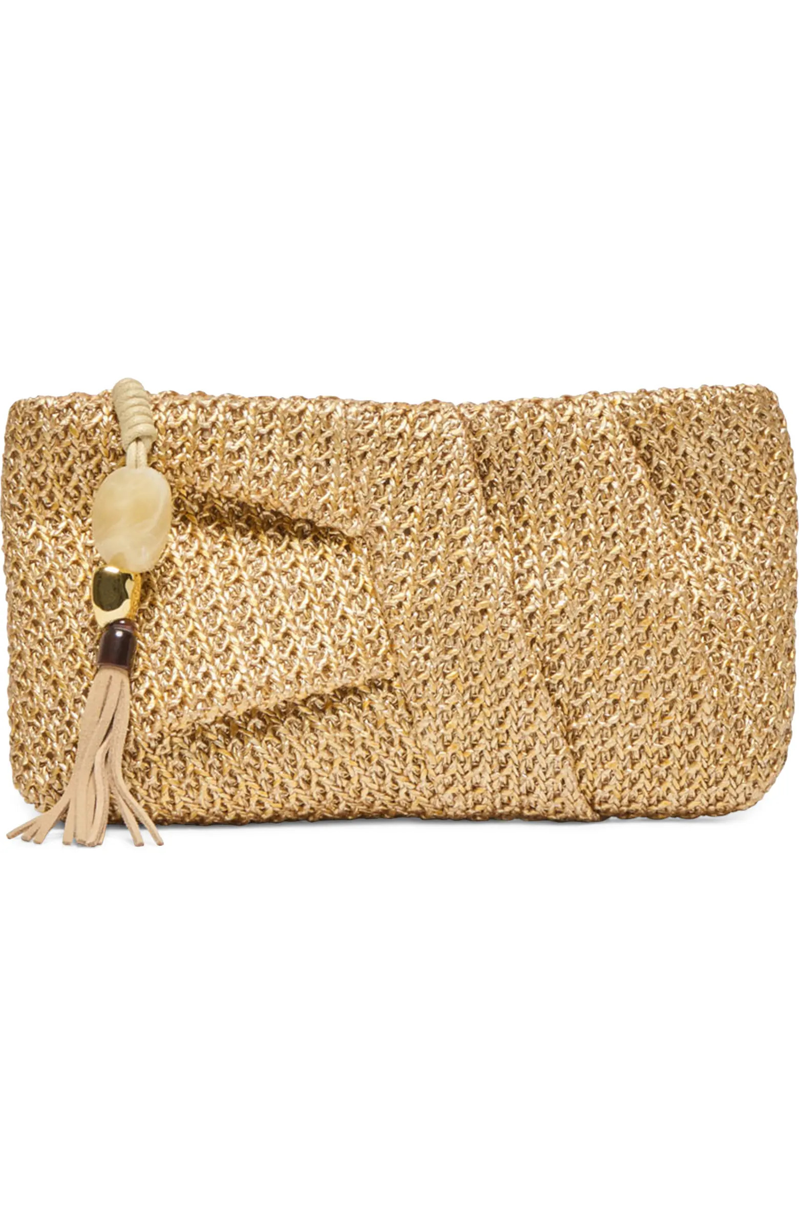Dolce Vita Lorena Woven Raffia Clutch | Nordstrom | Nordstrom