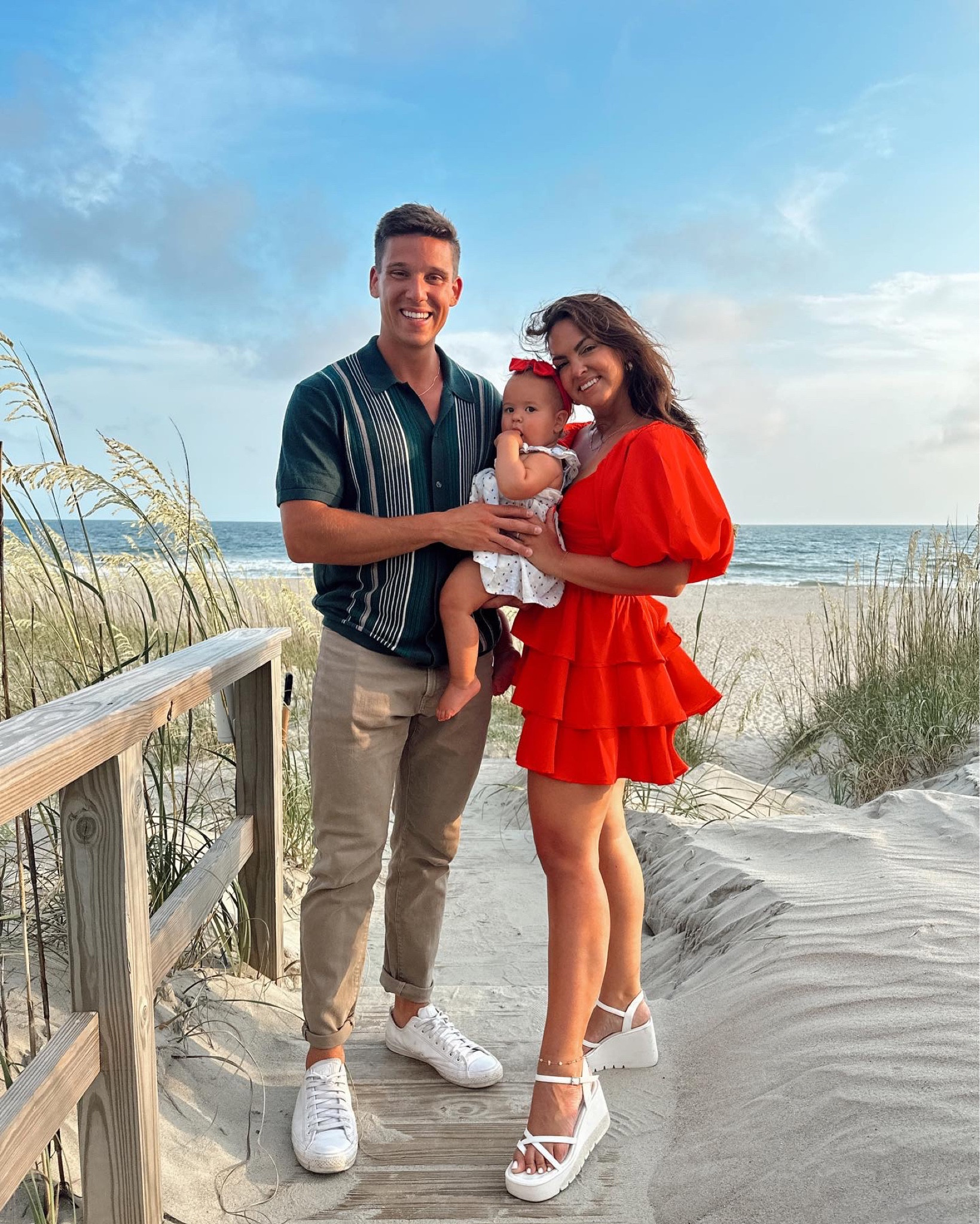 Family beach photo outfit inspo! Here’s what we all wore on the 4th of July!

#LTKfamily