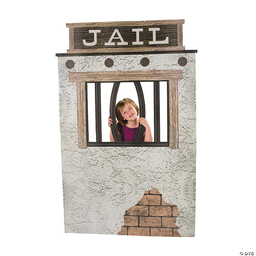 45" x 6 Ft. Western Jail Cell Cardboard Cutout Stand-In Stand-Up | Oriental Trading Company