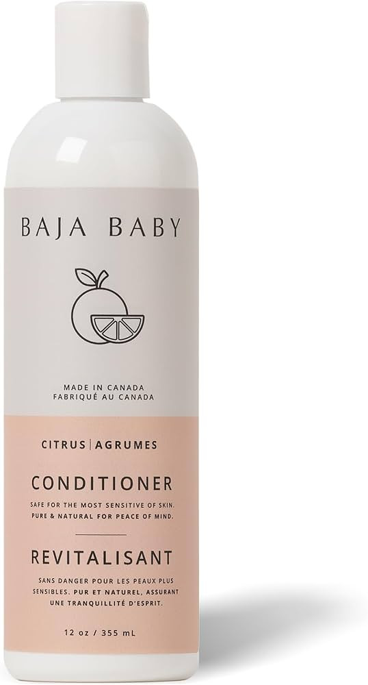 Citrus Baja Baby Conditioner - Organic, Gluten-Free, Vegan, EWG VERIFIED™ - Ideal for Sensitive... | Amazon (US)