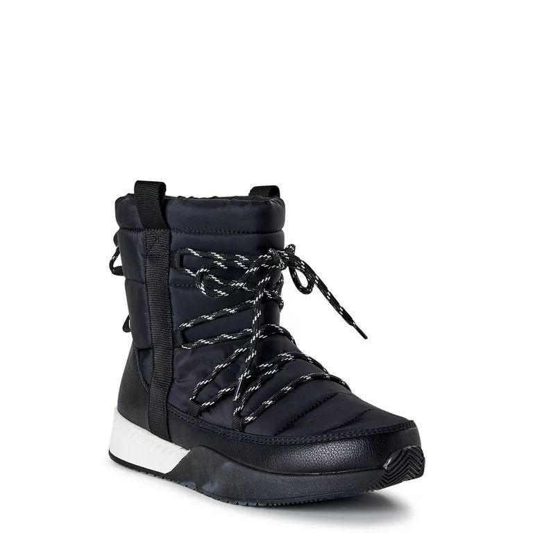 Time and Tru Women's Puffy Drawstring Winter Boots | Walmart (US)