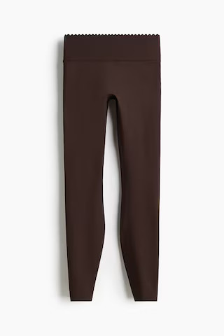 H & M - Sportleggings mit SoftMove - Braun - Sportswear | H&M (DE, AT, CH, NL, FI)