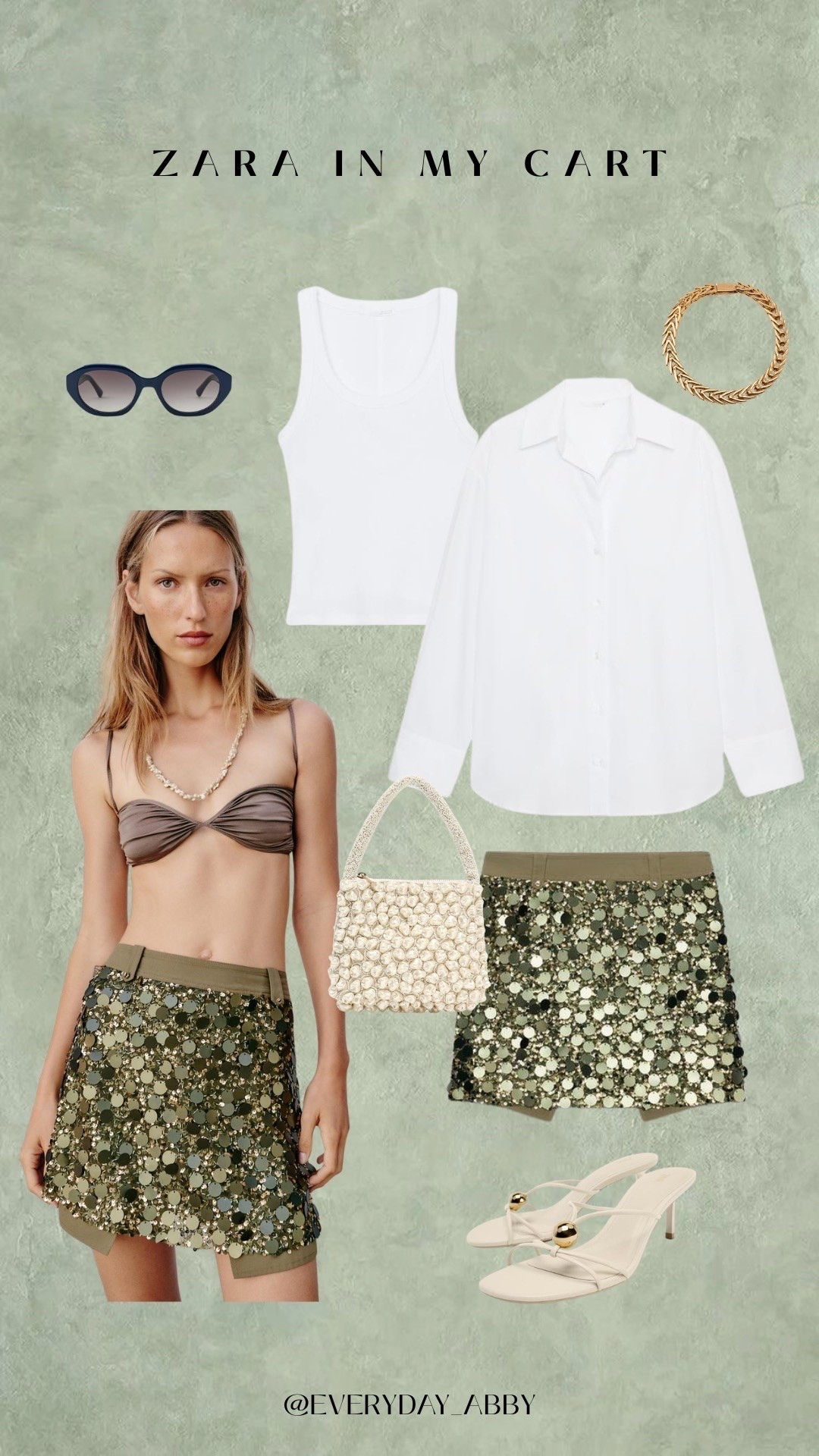 Never ordered something so fast… this green skirt is so chic! 🤍👏🏻✨

#LTKgrwm #LTKootd