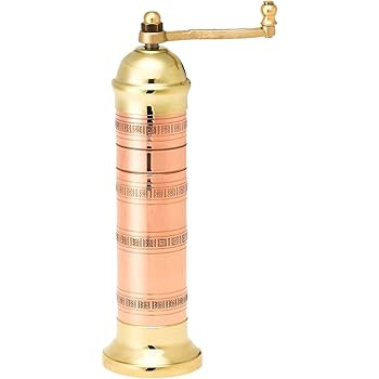Pepper Mill Imports Atlas Salt Mill, Copper/Brass, 8" | Amazon (US)