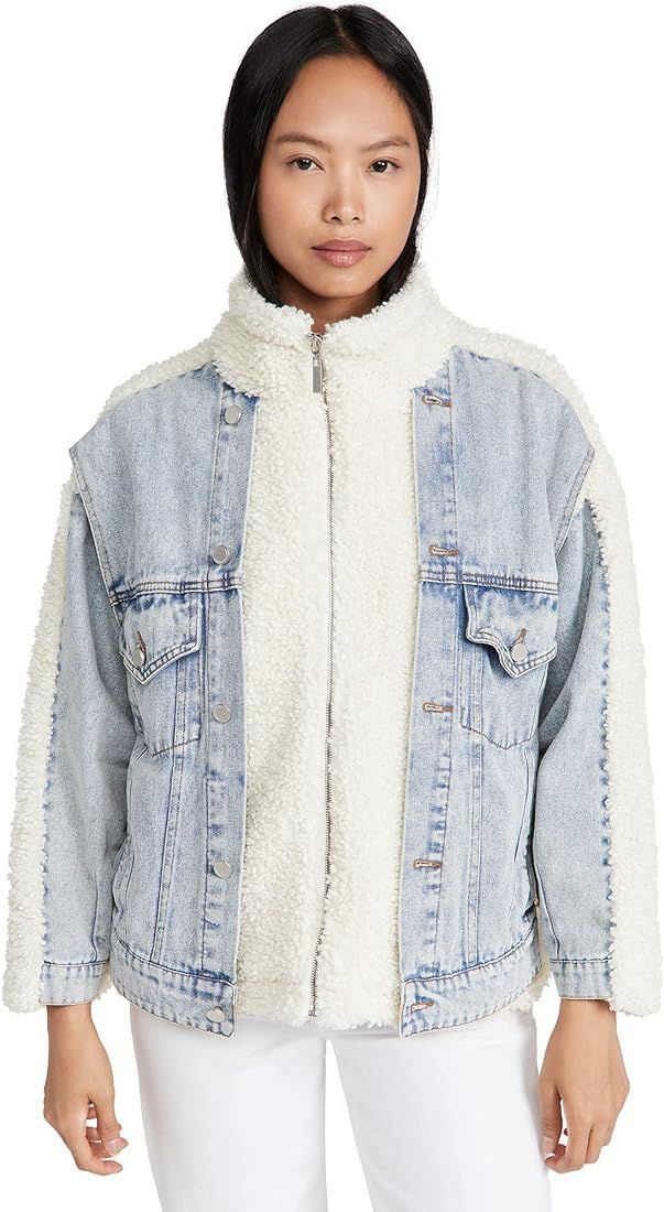 [BLANKNYC] womens Luxury Clothing Sherpa Jacket, Comfortable & Stylish Coat | Amazon (US)
