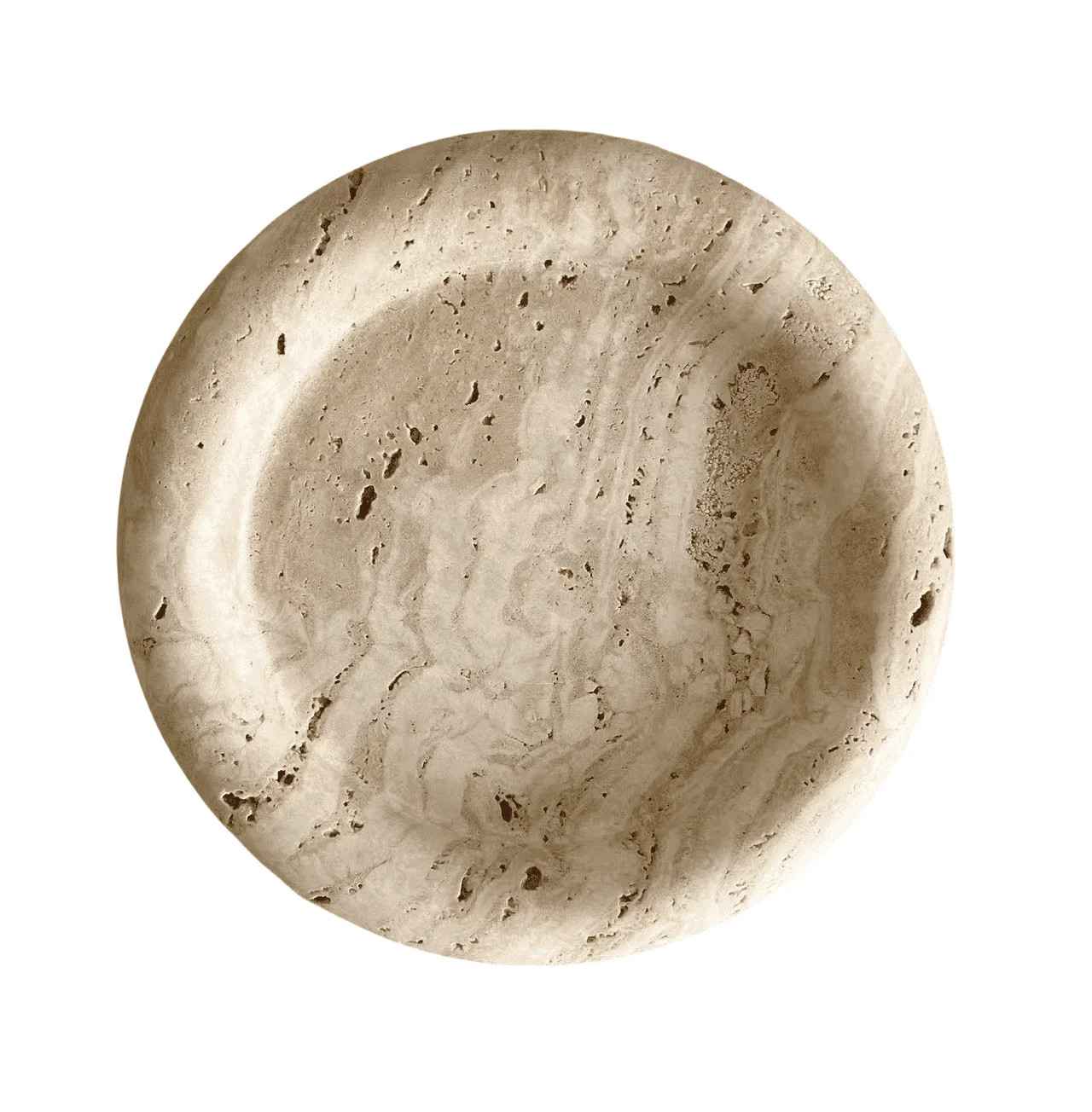 Natural Marble Jewelry Tray Round - 8 inch Stone Bathroom & Vanity Organizer, Decorative Storage ... | Walmart (US)