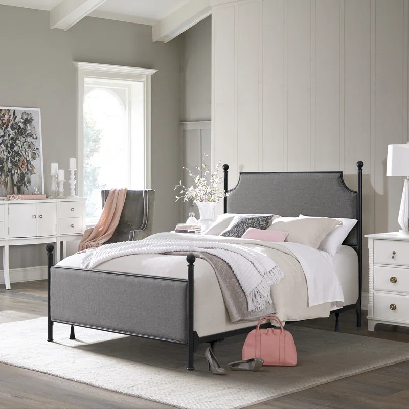 Nordland Upholstered Metal Standard Bed | Wayfair North America