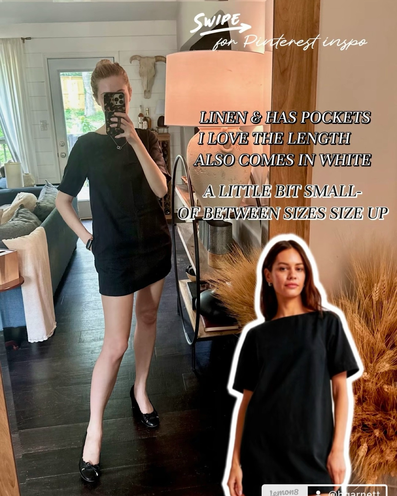 Linen Mini Dress (WITH POCKETS!!) that also comes in white…& a sleeve less version (also linked) 

And if you buy the white you could recreate this Pintrest look that I’ve been obsessed with lately (no idea who this is but she is so chic) …also linked some Mary janes in case you want to also recreate🤍

French girl fashion | mini dress | linen dress | summer outfit | summer dress | Pinterest outfit 

#LTKStyleTip #LTKFindsUnder50 #LTKFindsUnder100