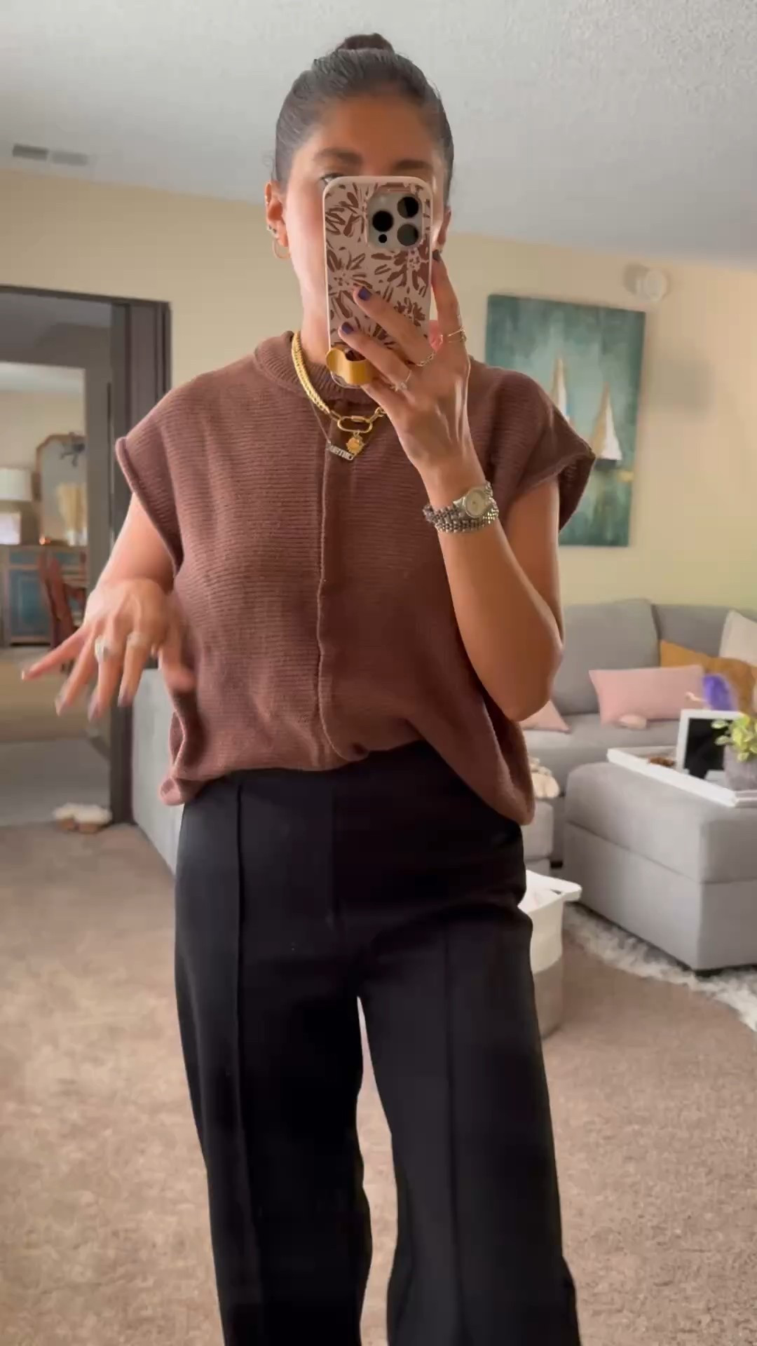 This trending look is my fall staple 🍂 — a soft, high-quality sweater vest paired with the comfiest dress pants that feel like yoga pants 🙌🏼 Perfect balance of cozy and chic! Styled with sneakers, an oversized denim jacket, and sunglasses for that effortless vibe 😎 Whether you’re headed to the office, teaching, working from home, or just out for a casual day — this look does it all. 💼✨

fall outfit, fall fashion, fall staple look, sweater vest outfit, soft sweater vest, trendy fall outfit, comfy dress pants, yoga pant dress pants, casual work outfit, office outfit, teacher outfit, work from home outfit, denim jacket outfit, casual fall look, everyday fall outfit, LTK fall looks, fall outfit ideas, effortless fall style, cozy chic outfit

#LTKGiftGuide #LTKSeasonal #LTKHoliday