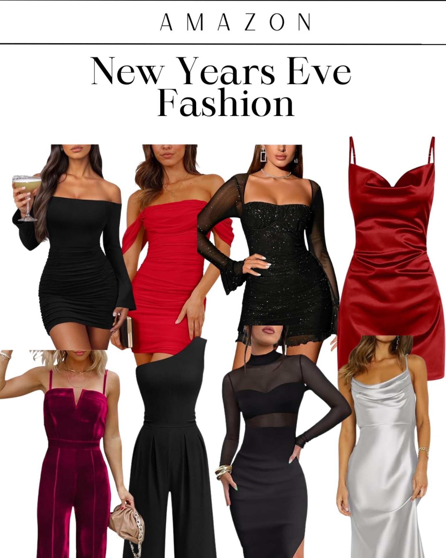 New Year’s Eve style, but make it effortless ✨
Statement pieces, timeless silhouettes, and a little sparkle — everything you need to ring in the new year feeling confident and chic.