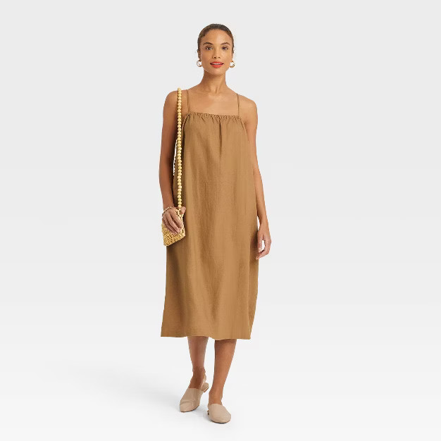 Women's Easy Linen Tank Dress - A New Day™ | Target