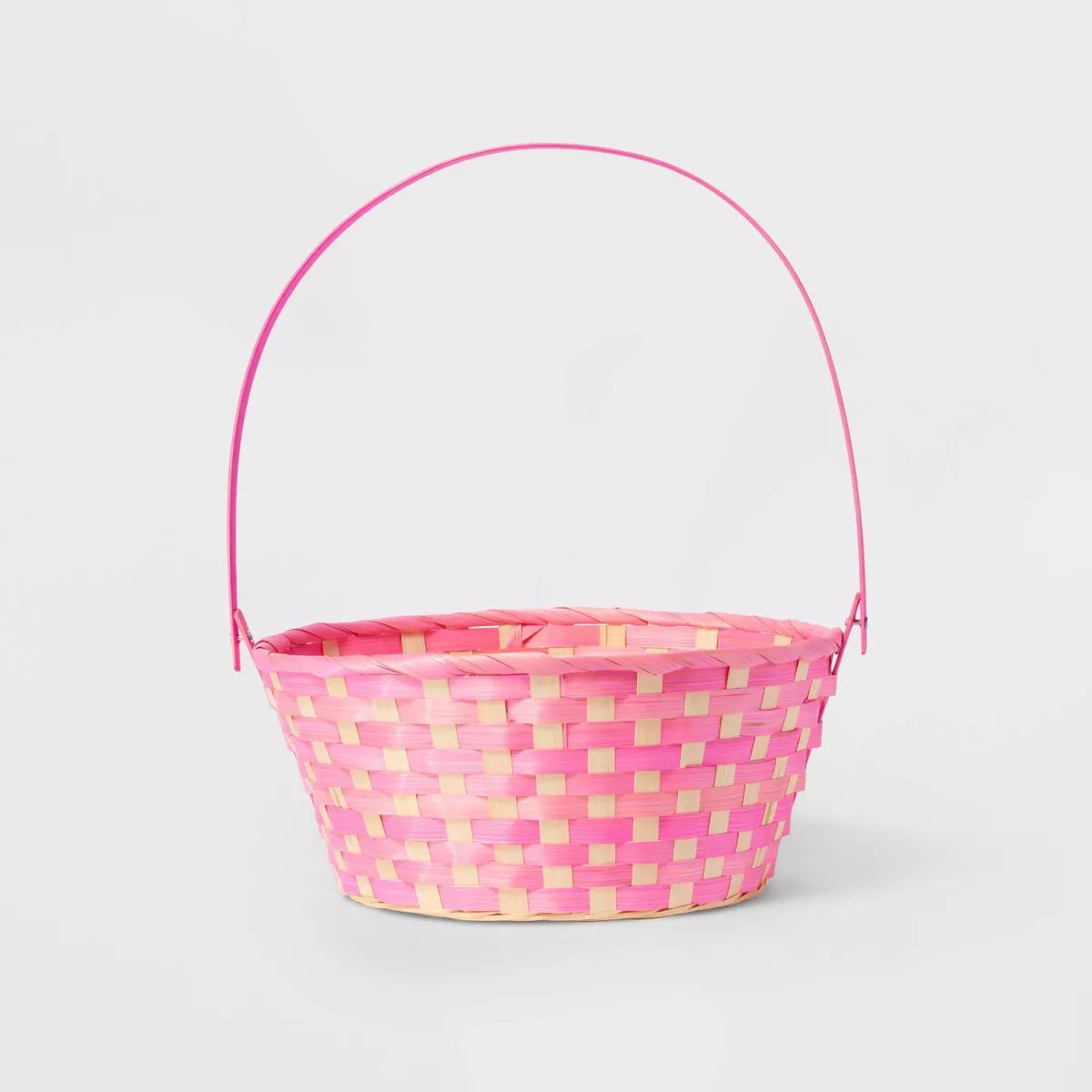 11" Bamboo Pink Easter Basket - Spritz™ | Target