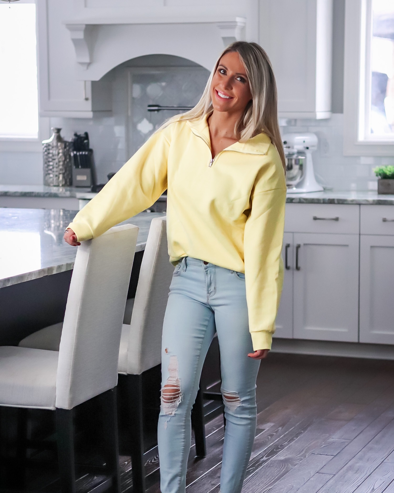 Quarter zip oversized pullover sweatshirts are perfect year round, for colder weather or cooler evenings! I linked a few different options and all come in a variety of colors to choose from!



Half zipper, quarter zipper, pullovers, amazon finds, affordable, cozy, spring style, girl's nights, casual, comfy, comfortable, Easter, girl's trips, every day looks, skinny jeans, distressed jeans, old navy 

 #LTKSaleAlert #LTKFindsUnder50 #LTKStyleTip