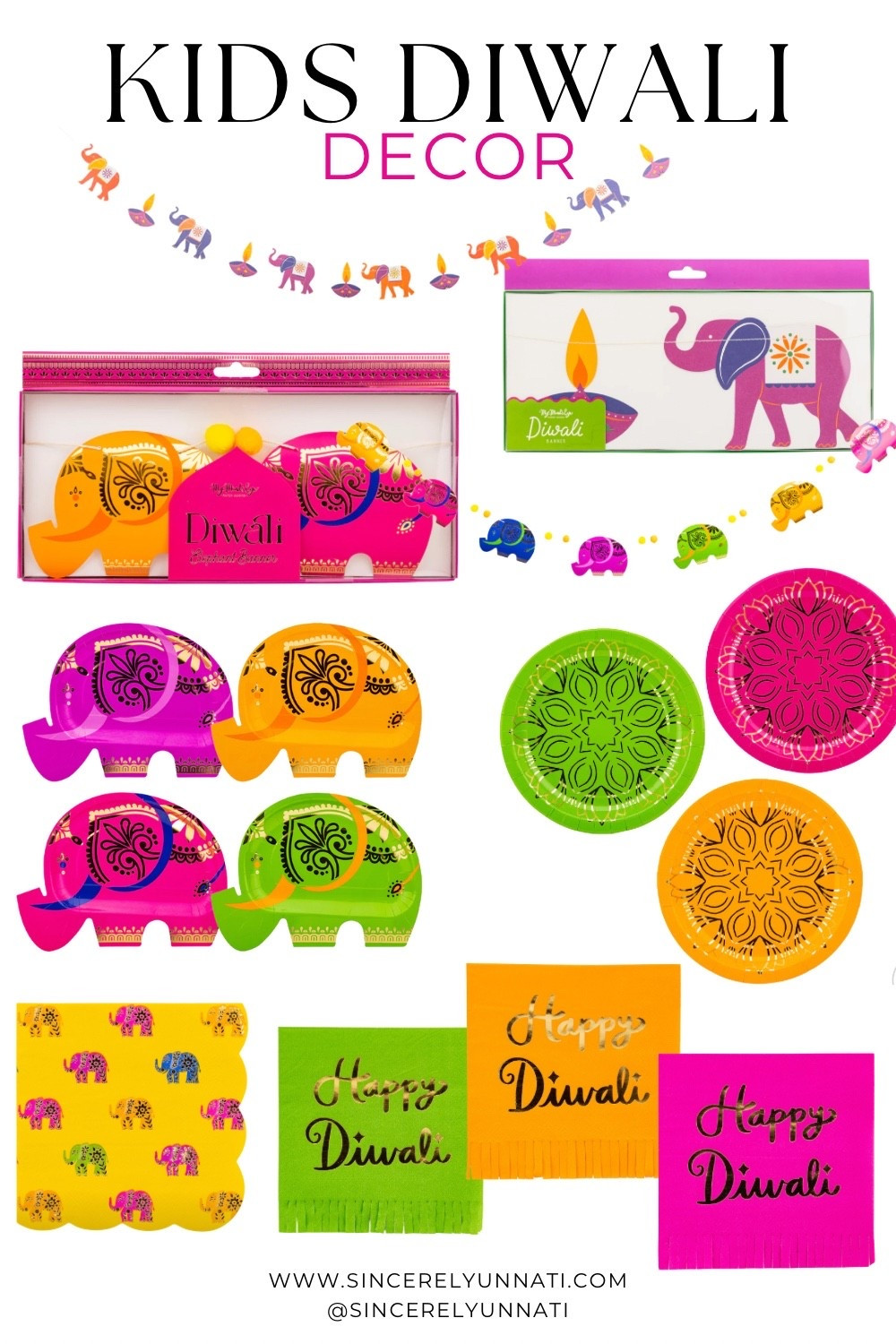 Kids Diwali Party - Decor
Diwali Banner, Diwali Napkins, Diwali Plates
Festive Decor, Kids Diwali Ideas
My Mind’s Eye Diwali Decor


#LTKKids #LTKSeasonal #LTKParties