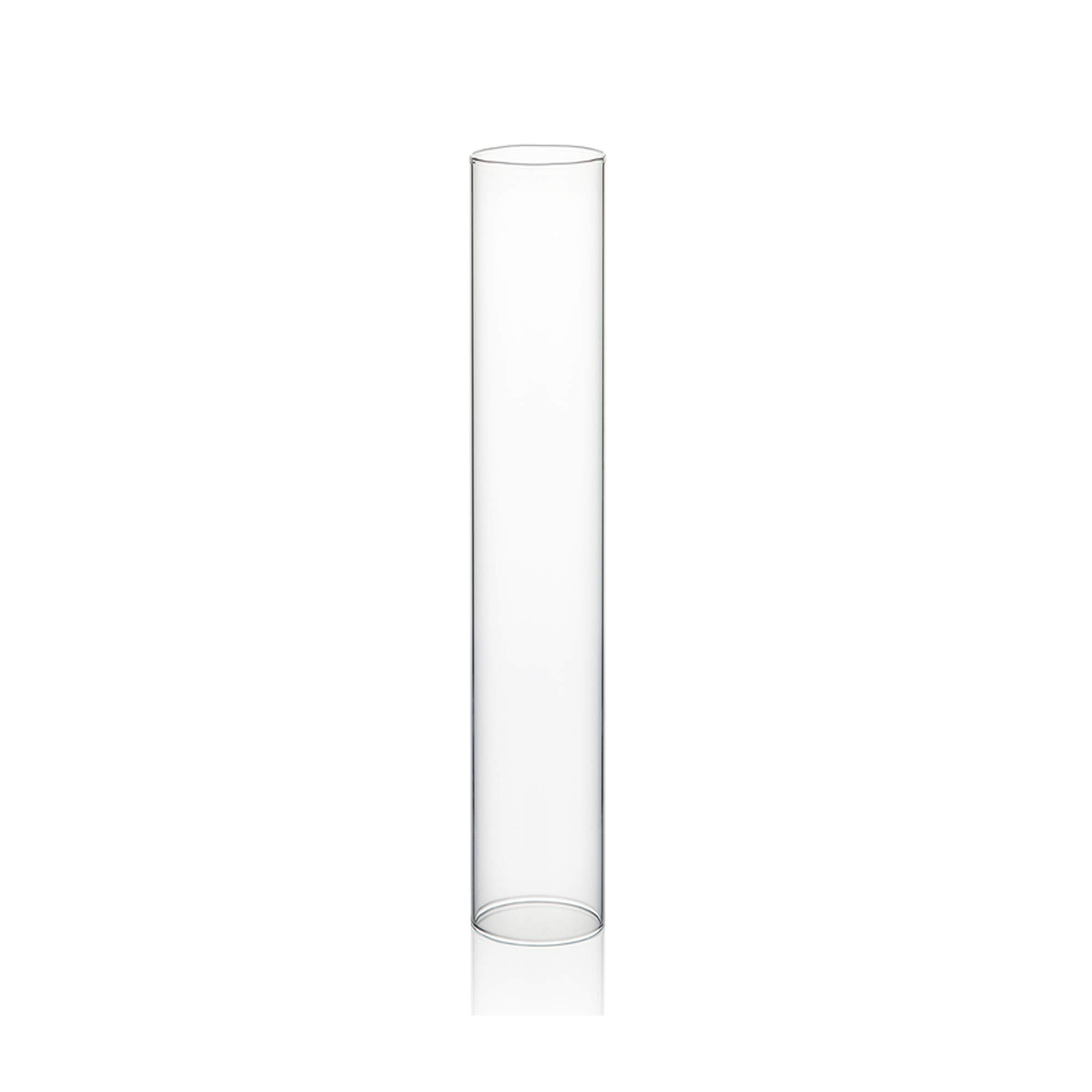 WGVI Hurricane Candle Holder Sleeve, Wide 3", Height 18", Clear Glass Cylinder Candleholder, Chim... | Amazon (US)