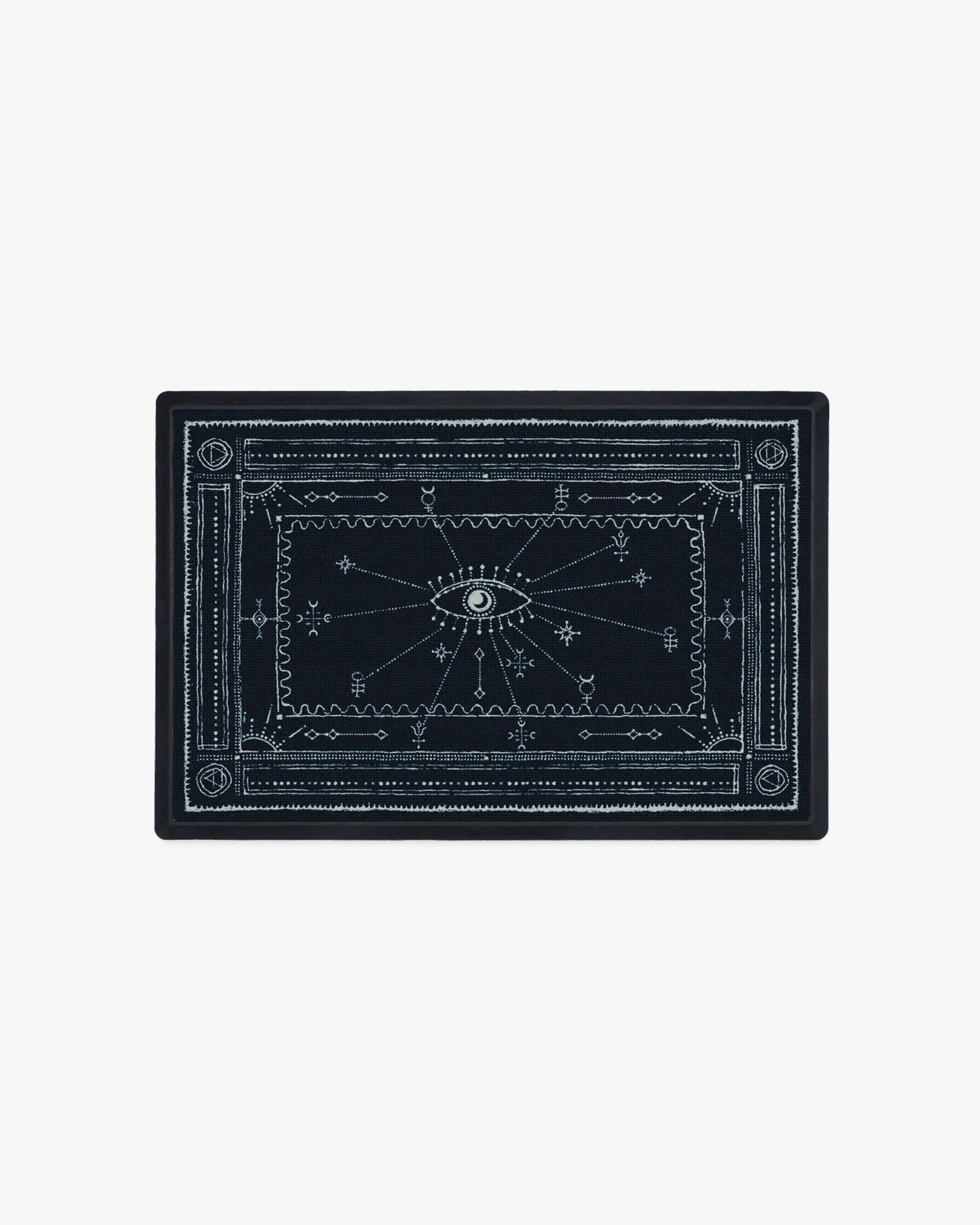 Velith Black Doormat | Ruggable | Ruggable