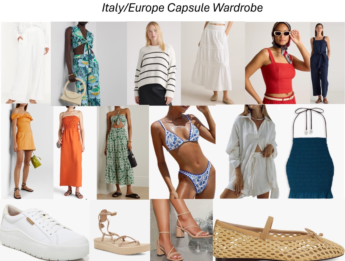 Italy/ Europe capsule wardrobee

#LTKFindsUnder100 #LTKTravel #LTKStyleTip