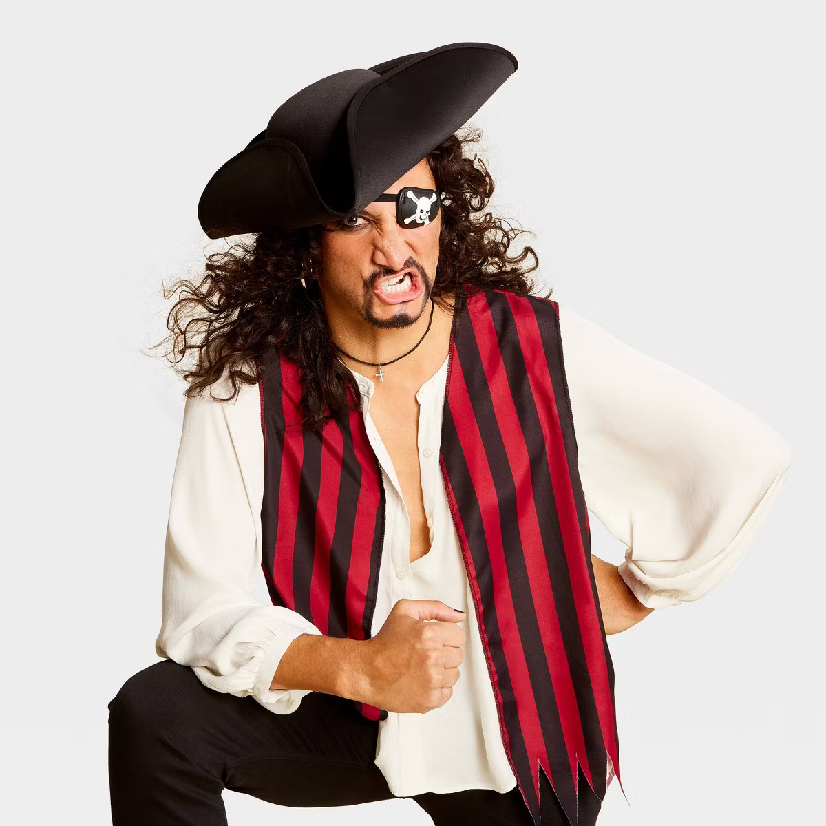 3pc Men's Pirate Costume Accessory Kit One Size Fits Most - Hyde and EEK! Boutique™ | Target