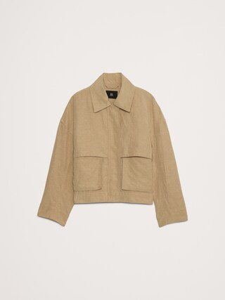 TENCEL™-Linen Shirt Jacket | Banana Republic (CA)