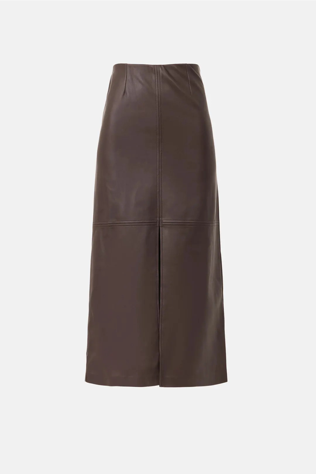 Kaia Faux Leather Midi Skirt | Rent the Runway