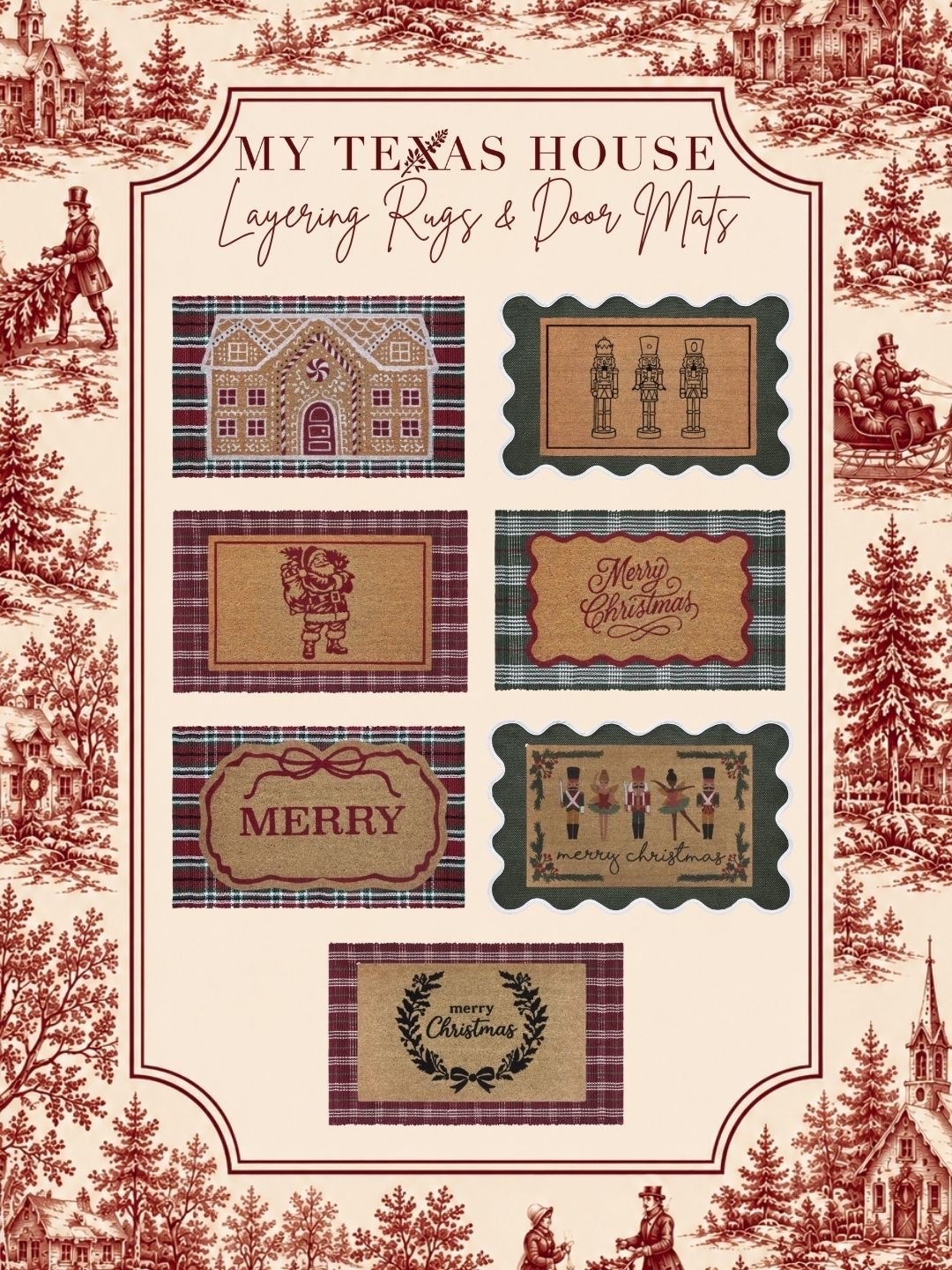 Our holiday door mats and layering rugs are here! Shop our full Holiday Collection now- online and in select Walmart stores!

#LTKSeasonal #LTKHome