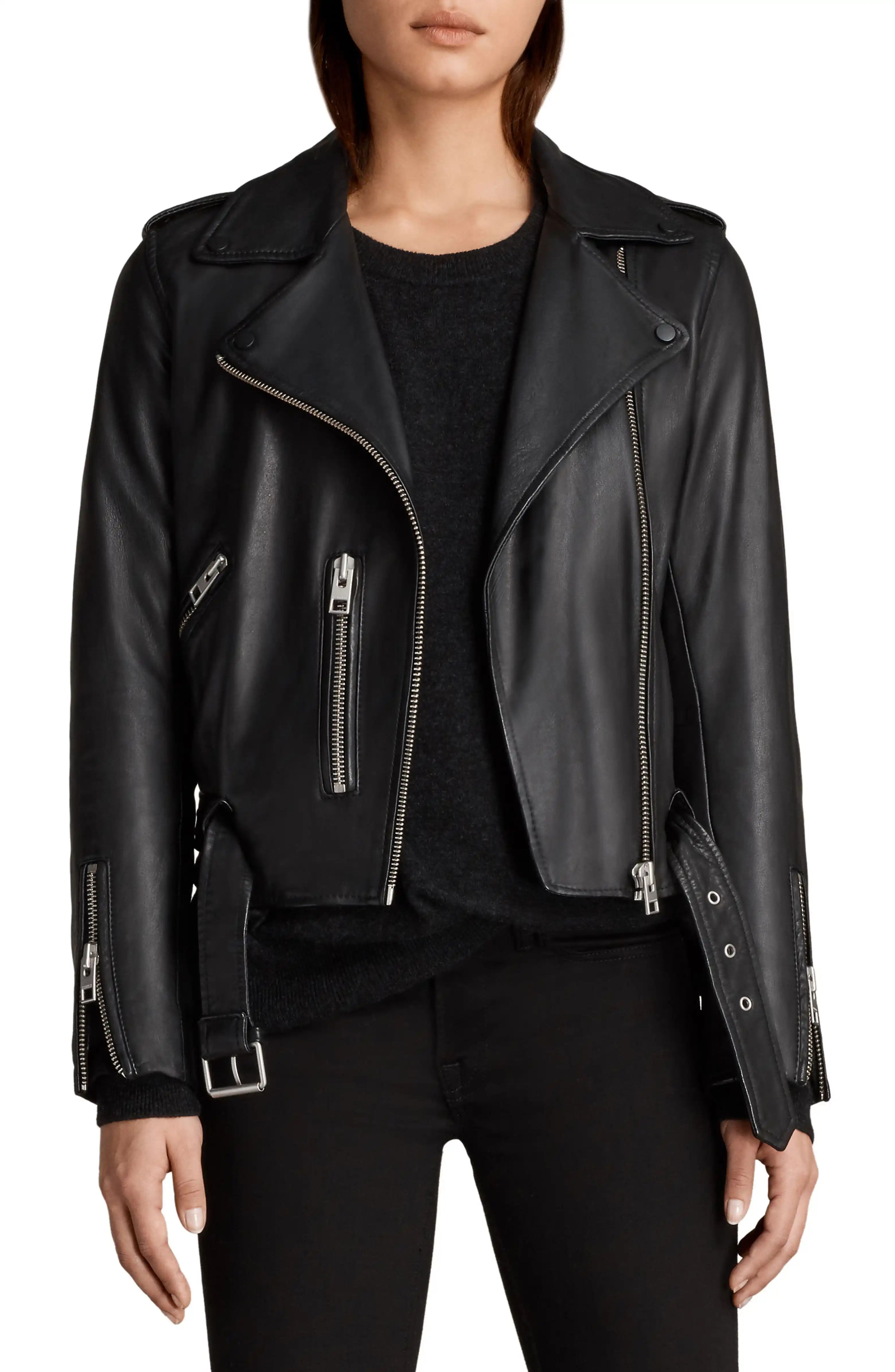 Balfern Leather Biker Jacket | Nordstrom