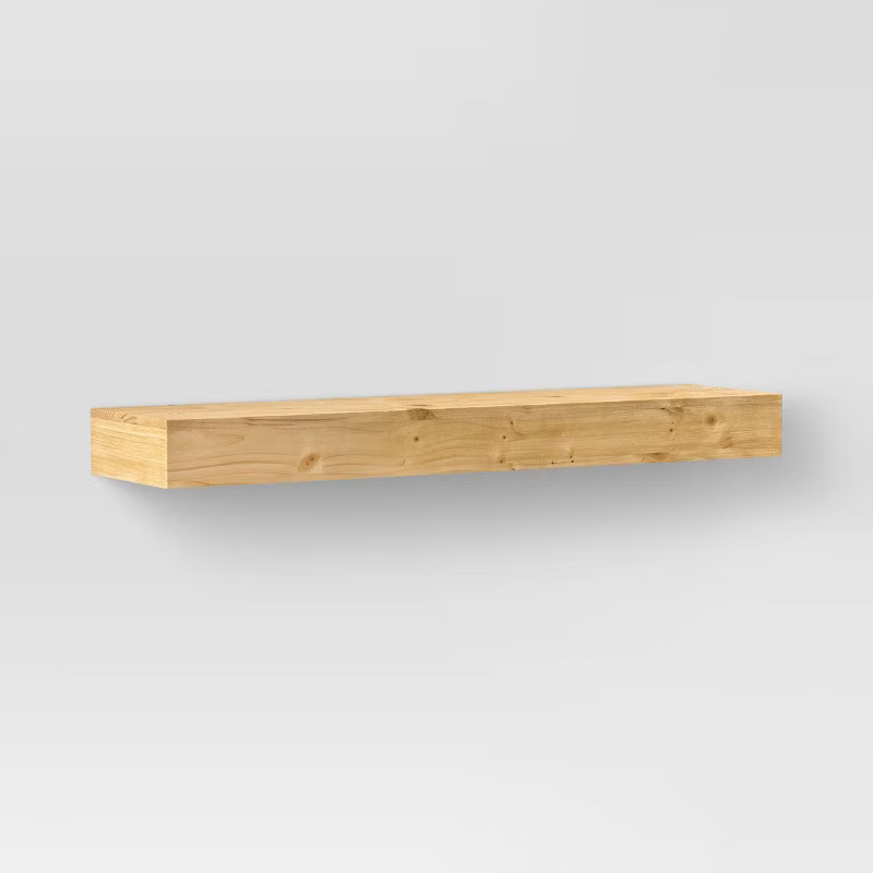 24" Floating Wood Shelf - Threshold™ | Target