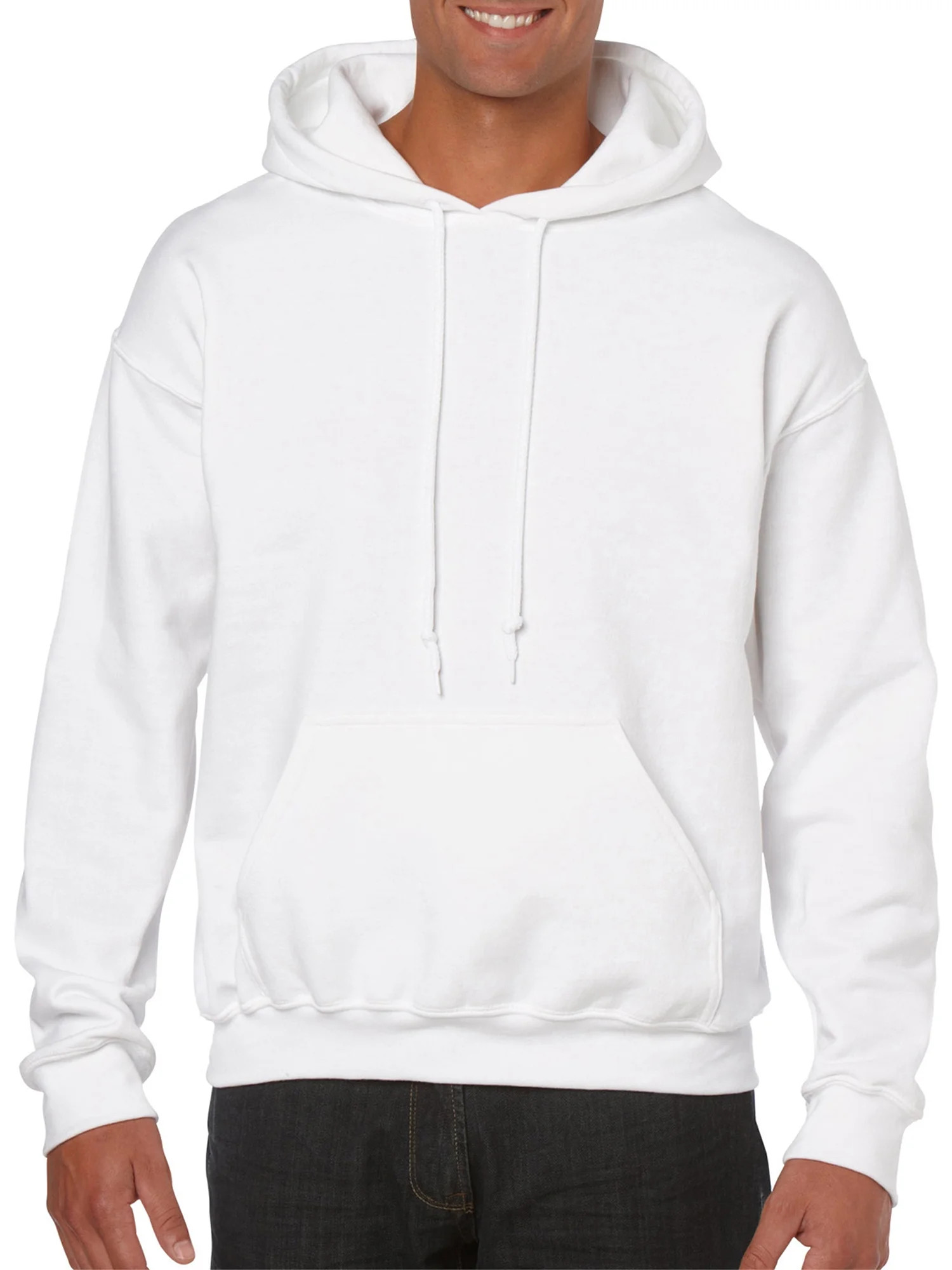 Gildan Adult Heavy Blend Fleece Hooded Sweatshirt | Walmart (US)