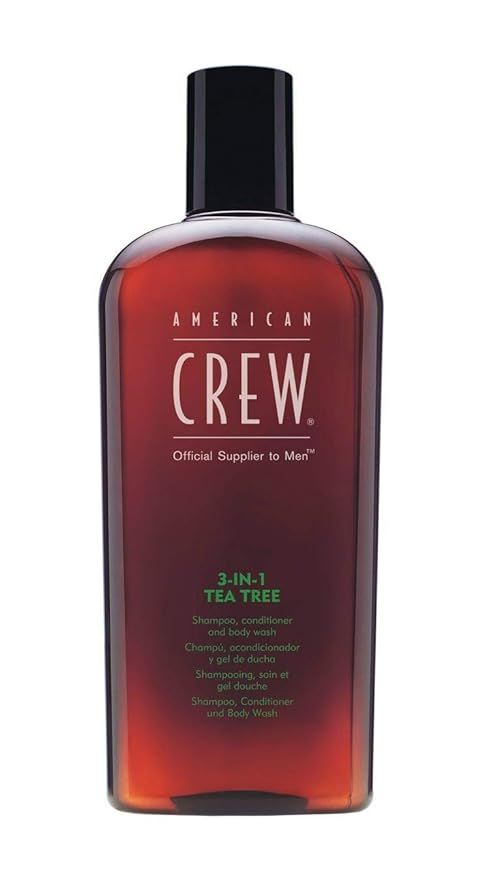American Crew Shampoo, Conditioner & Body Wash for Men, 3-in-1, Tea Tree Scent, 15.2 Fl Oz | Amazon (US)
