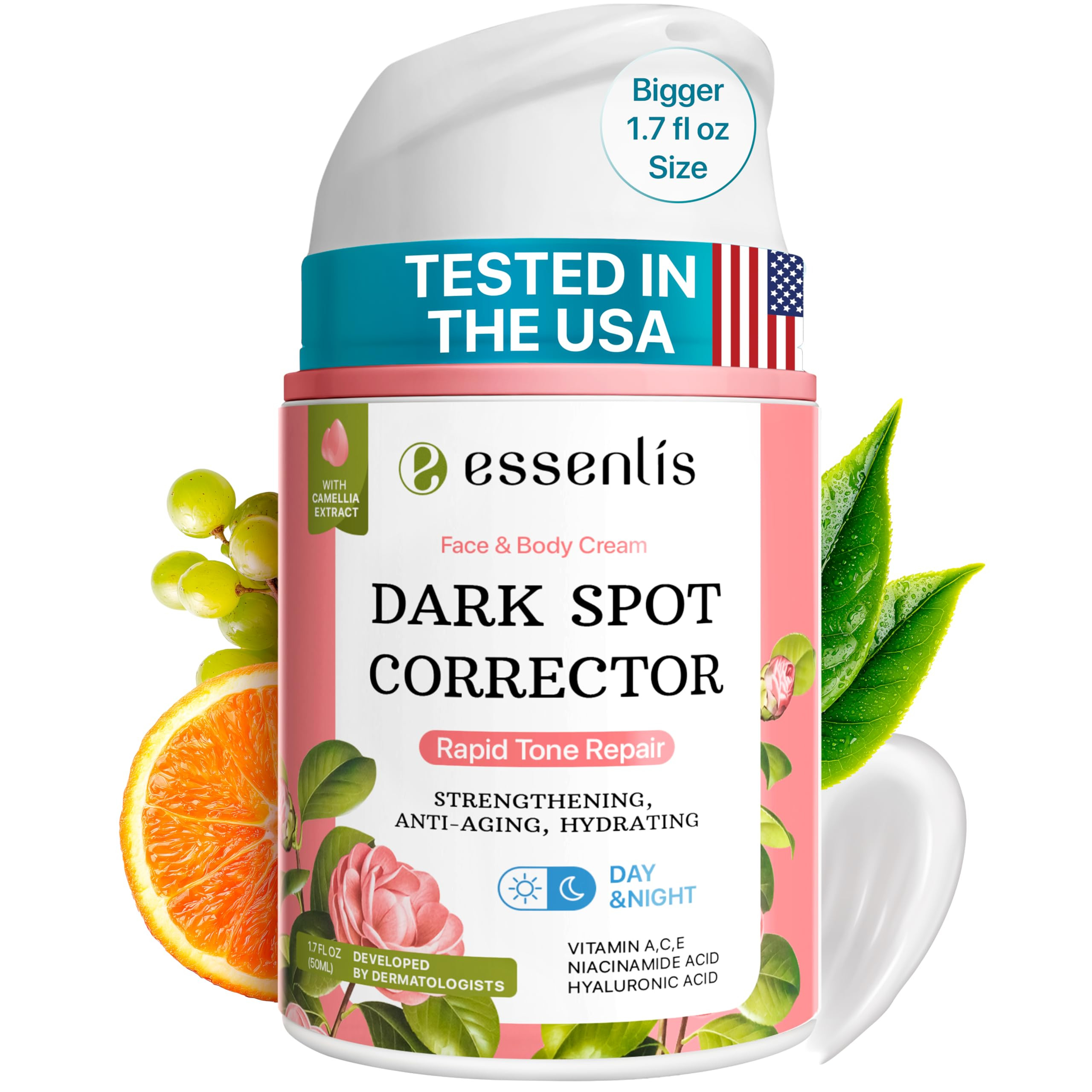 ESSENLIS Dark Spot Remover for Face, Body, Underarms, Armpit, Knees, Elbows, Sensitive Area, Prom... | Amazon (US)