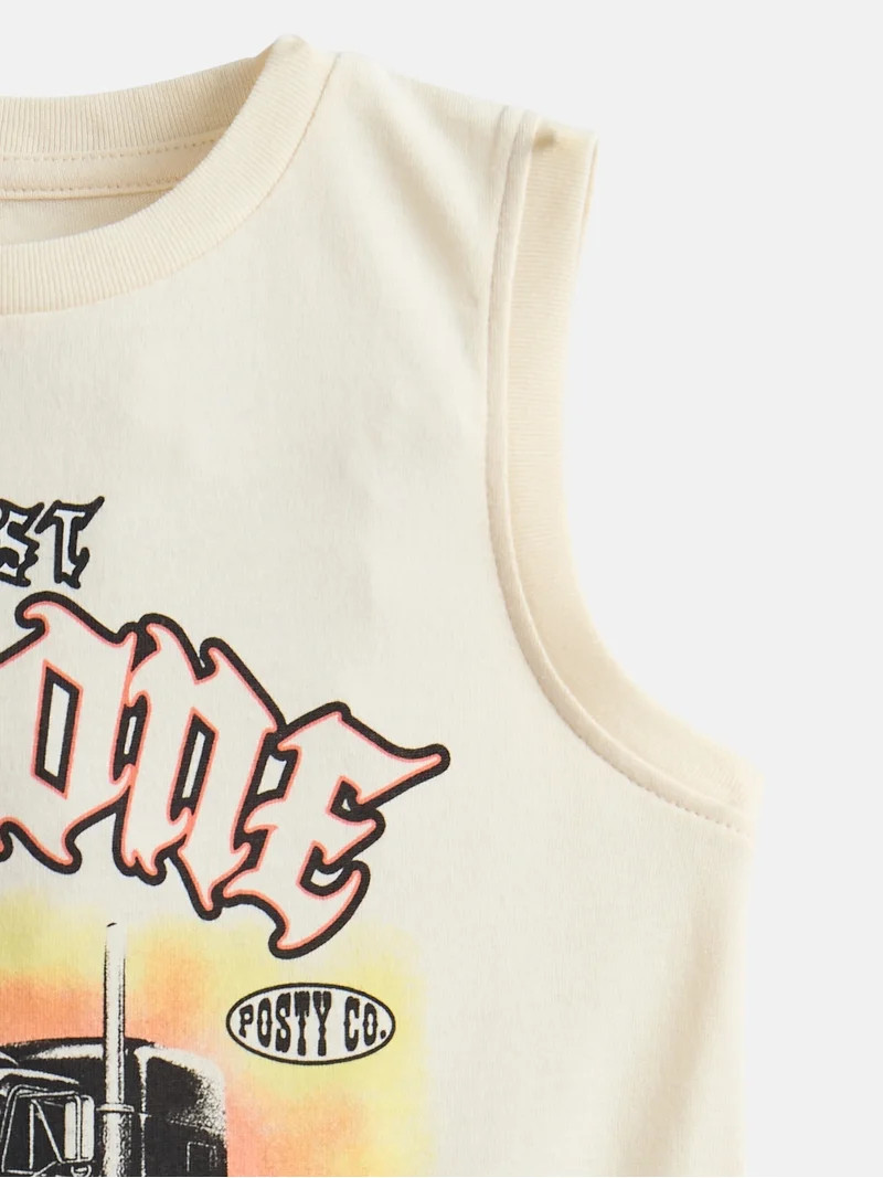 Post Malone Toddler Boys Muscle Tank Top, Sizes 12M-5T | Walmart (US)