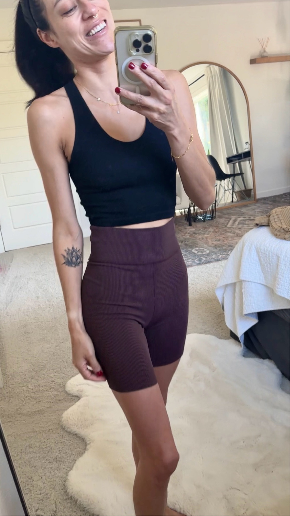 Saturday morning Barre workout outfit. This ribbed biker short version is from last season but I included similar ones! 

#LTKxNSale #LTKFitness #LTKSummerSales