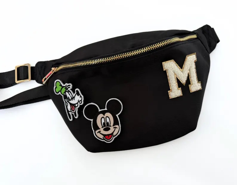 Personalized Disney Fanny Pack Custom Initial Belt Bag Minnie Mickey Inspired Waist Bag Kids and ... | Etsy (Global)