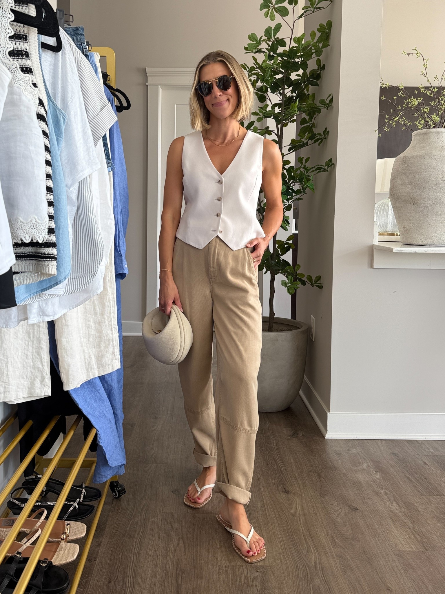 Wearing 0 chino pants, 2 vest, sandals tts

#LTKFindsUnder50 #LTKFindsUnder100 #LTKOver40