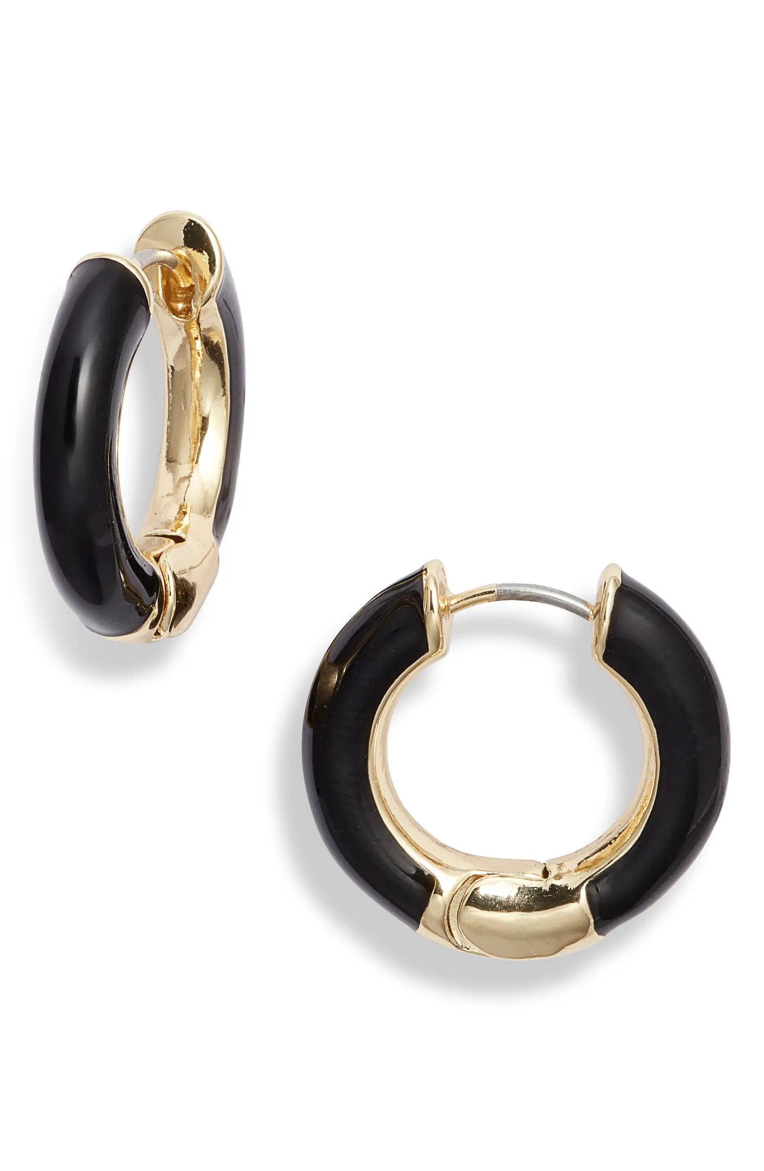 Enamel Hoop Earrings | Nordstrom
