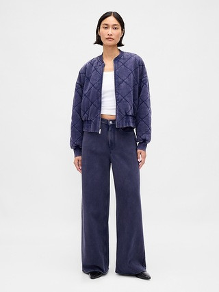 Heavyweight French Terry Wide-Leg Sweatpant Jeans | Gap (US)