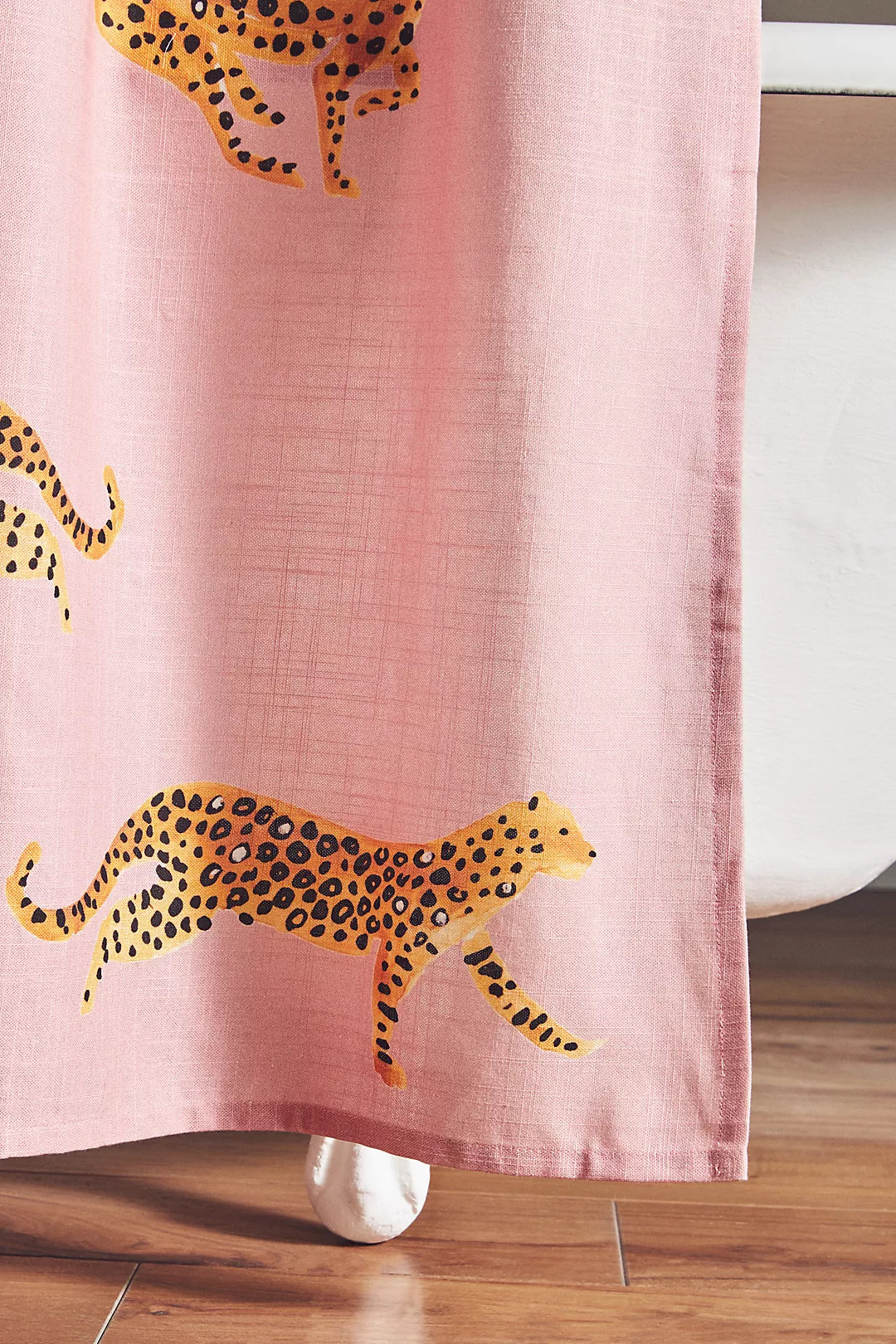 Leopard Organic Cotton Shower Curtain | Anthropologie (US)