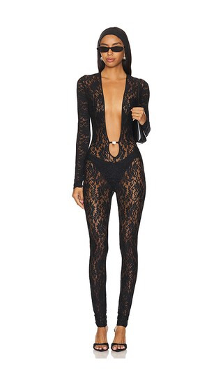 Clarke Jumpsuit in Black | Revolve Clothing (Global)