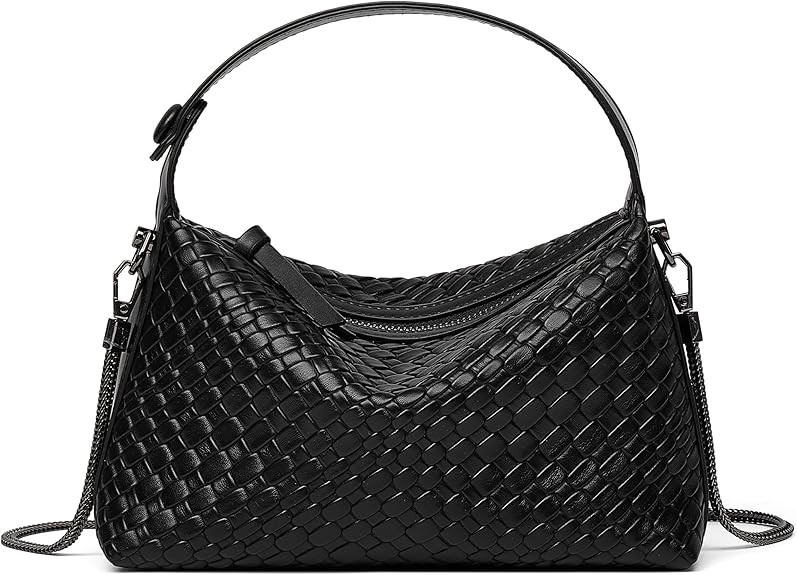 DORIS&JACKY Small Hand Tote Handbag For Women Designer Vegan Top Handle Crossbody Purse With Meta... | Amazon (US)