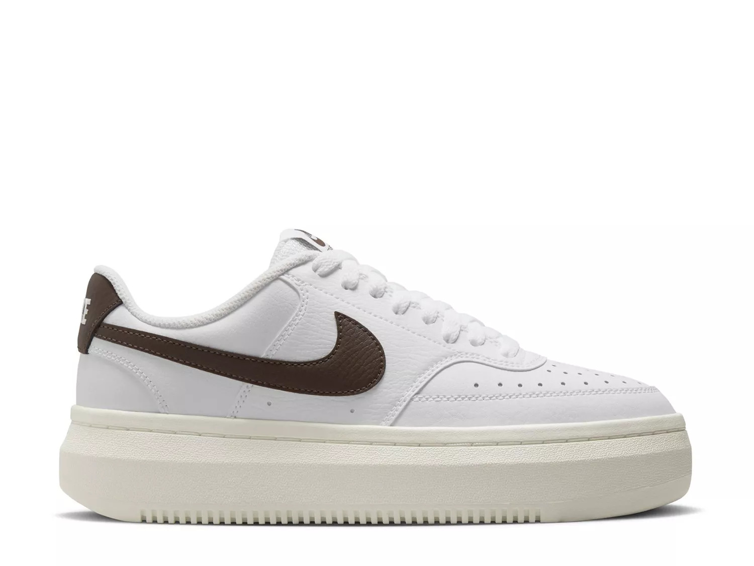 Nike Court Vision Alta Sneaker | Women's | White/Black | Size 10 | Sneakers | DSW